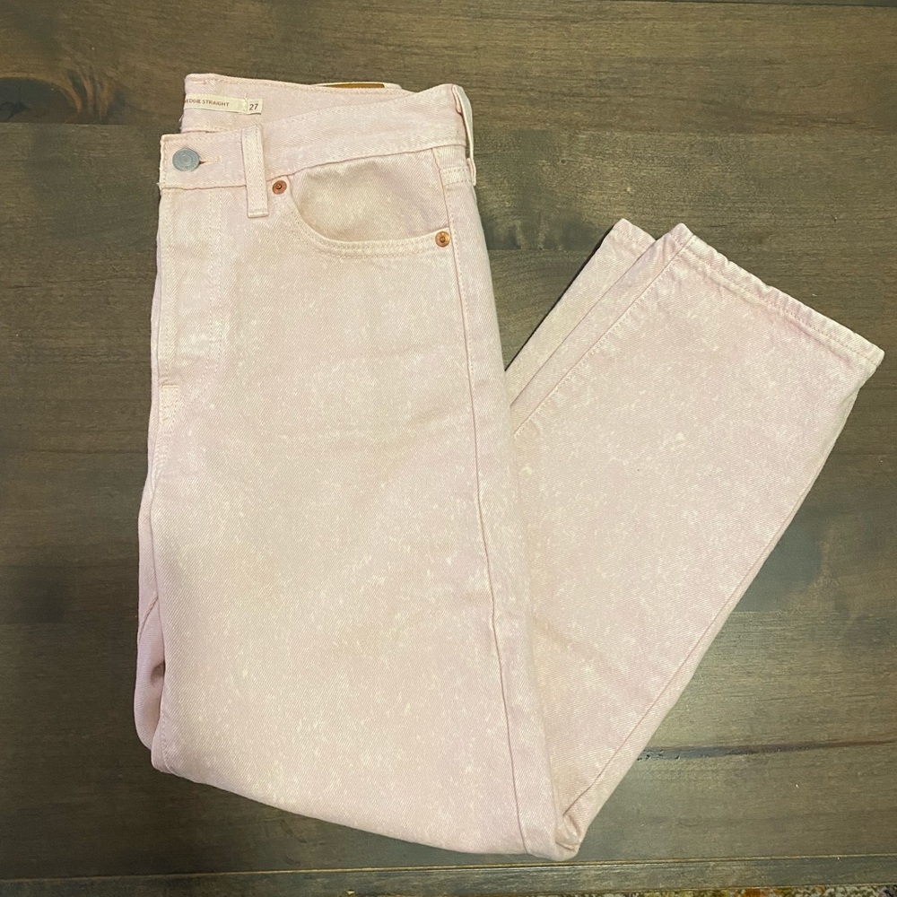 Free People Pink Levi Wedgie Straight (27)